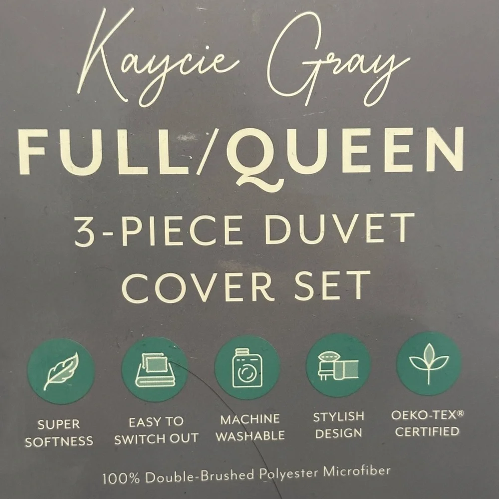 Elegant Lavender Duvet Cover Bedding Set Full/Queen